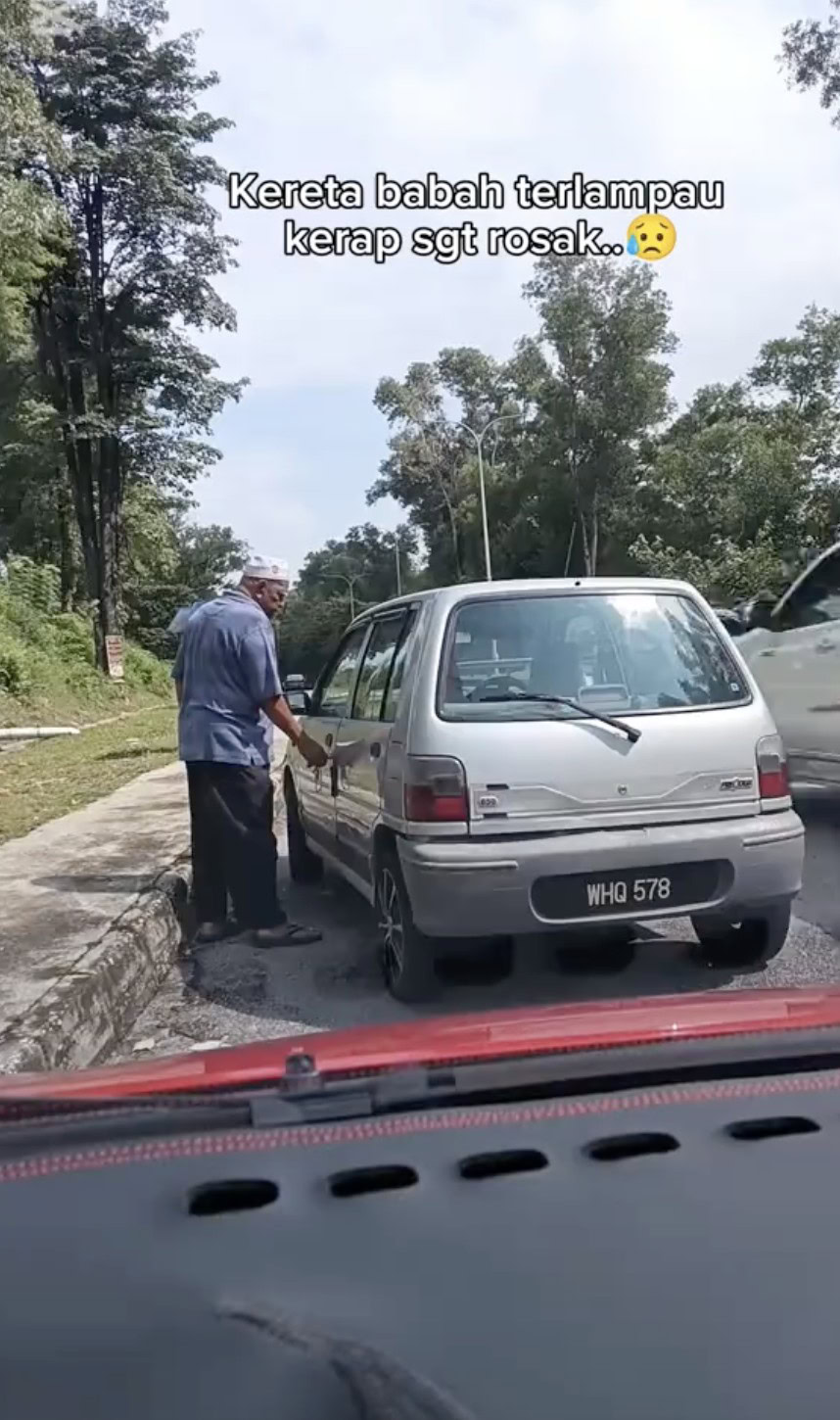 Bapa menangis anak buat kejutan